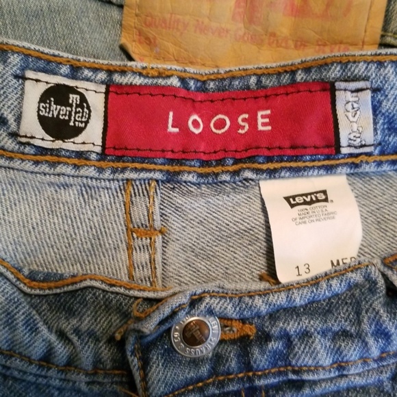 Vintage Hi-Waisted Silver Tabs - Picture 4 of 5